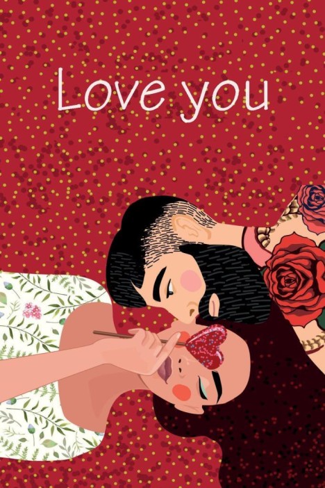 Набор открыток 5 шт. «Love you», 10*15 см 