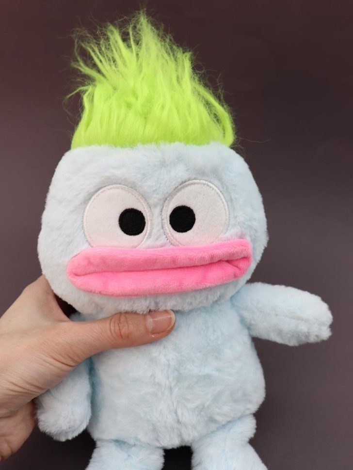 Мягкая игрушка (3+) "Яркий монстр", синяя, 25 см