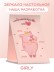 Зеркало настольное GIRLY &quot;Самая милая булочка&quot;, 15*22 см 