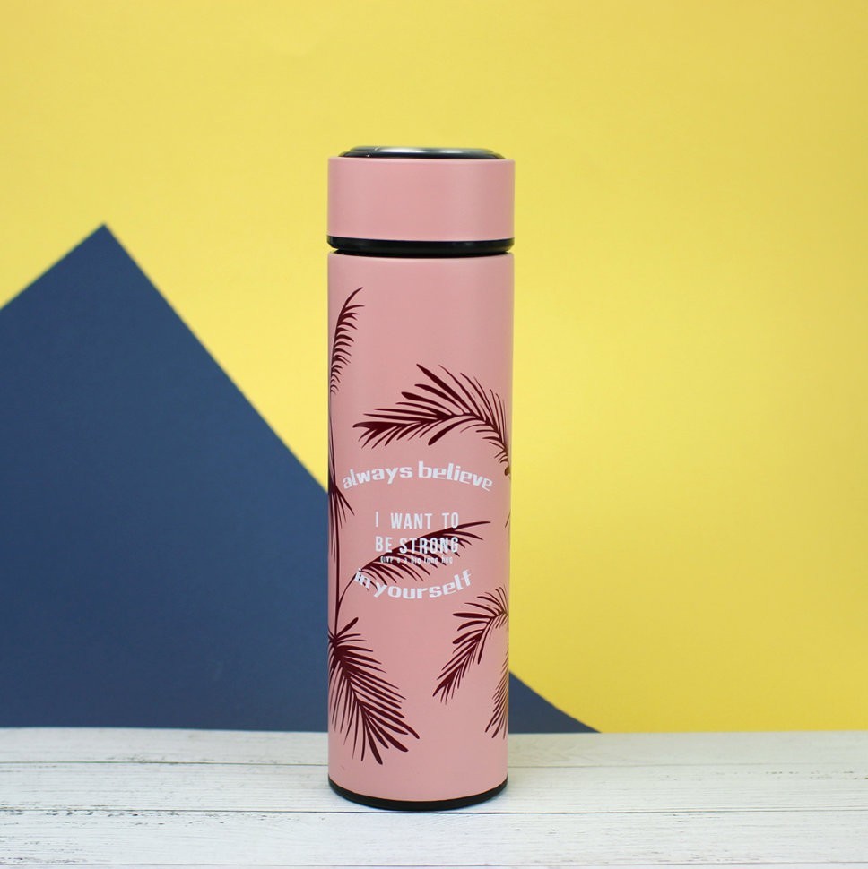 Термос " Always believe", pink (400ml)