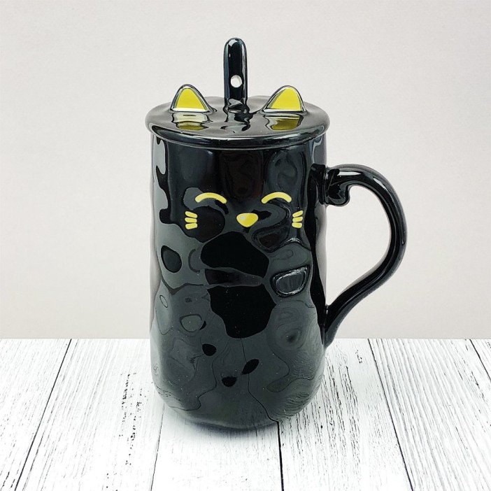 Кружка &quot;Cat&quot;, black (420ml) 