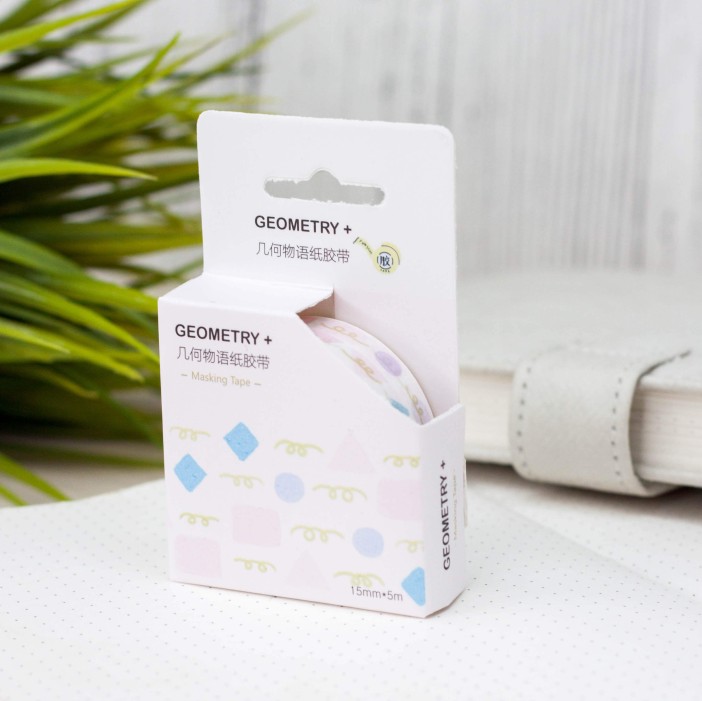 Клейкая лента "Abstraction", mix, шоу-бокс 24 шт. 