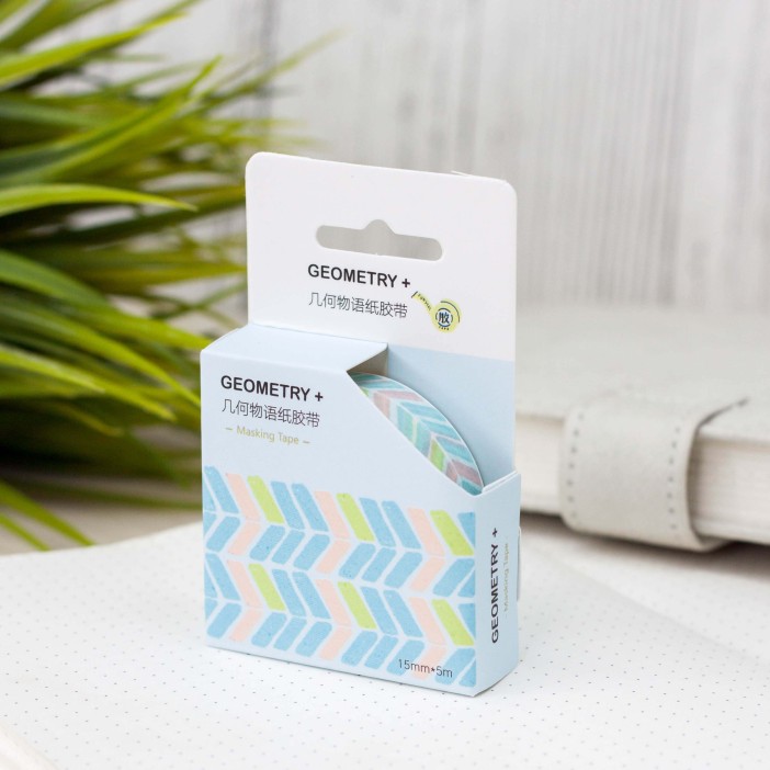 Клейкая лента "Abstraction", mix, шоу-бокс 24 шт. 