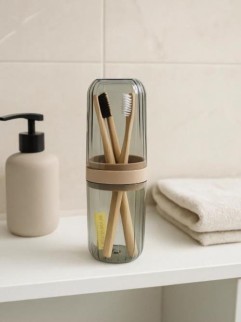 Контейнер для зубных щеток / кистей "Classic", black