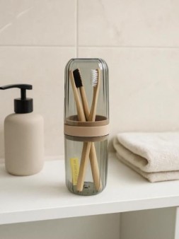 Контейнер для зубных щеток / кистей "Classic", black