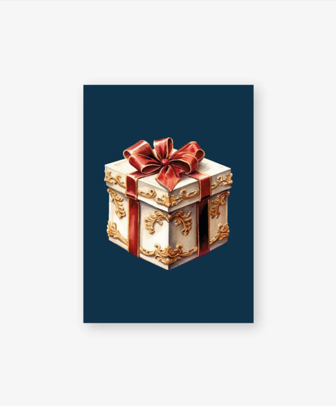 Набор бирок-открыток 10 шт. «Новогодний подарок», 5*7 см 