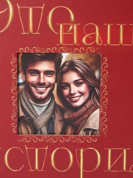 Фотоальбом &quot;Это наша история&quot; (17 х 17 см) 