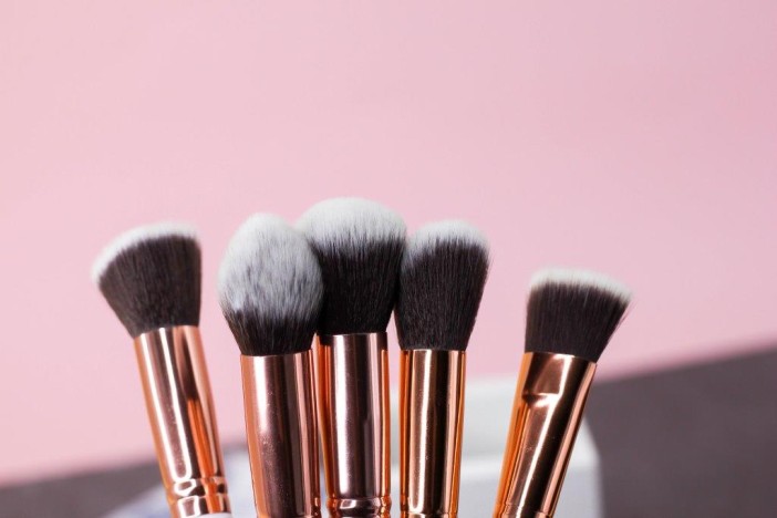 Набор кистей для макияжа &quot;Marble&quot;, 10 кистей, white 