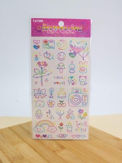 Тату - переводки "Enjoy life"