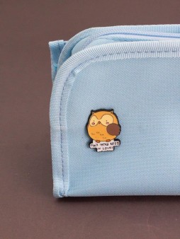 Значок металлический iLikeGift "Owl you need is love"