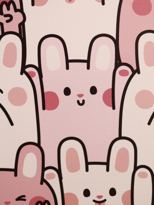 Блокнот (А5) "Many rabbit", pink (14.5*21) 