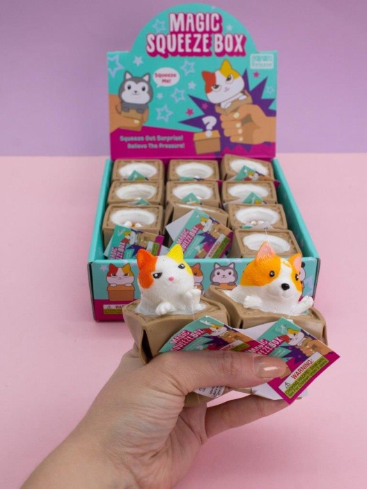Мялка - антистресс «Magic animal box», шоубокс 12 шт. 