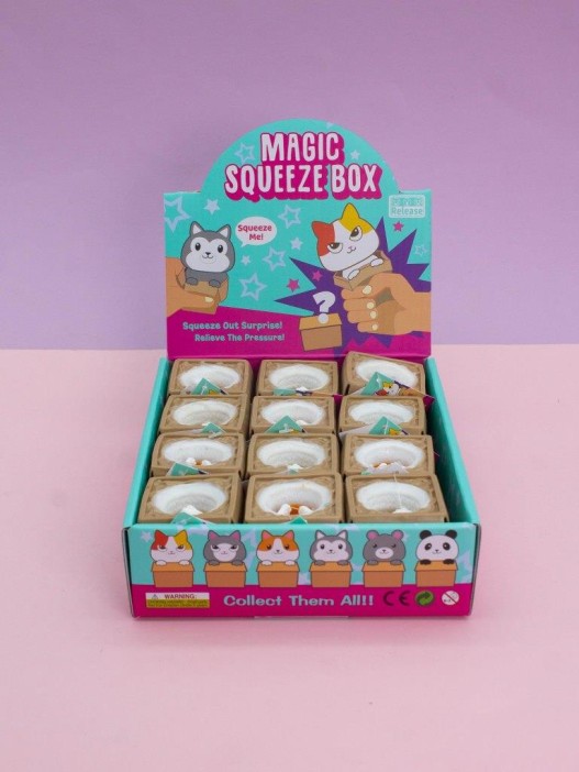Мялка - антистресс «Magic animal box», шоубокс 12 шт. 