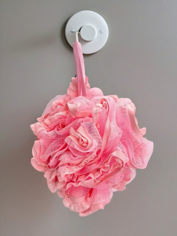 Массажная мочалка для тела &quot;Pink lace&quot; 