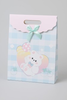 Пакет подарочный (XS) "Nice bear", blue (16.5*12.5*6)