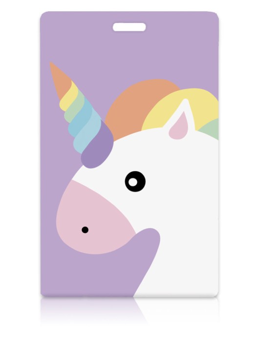 Держатель для карт "Unicorn Face" (6,5 х 10,4 см) 