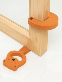 Набор фиксаторов для дверей &quot;Мишка&quot; 2 шт (17,5х9 см), 2 цв.