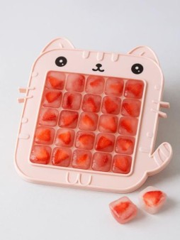 Лоток для льда "KITTY", pink
