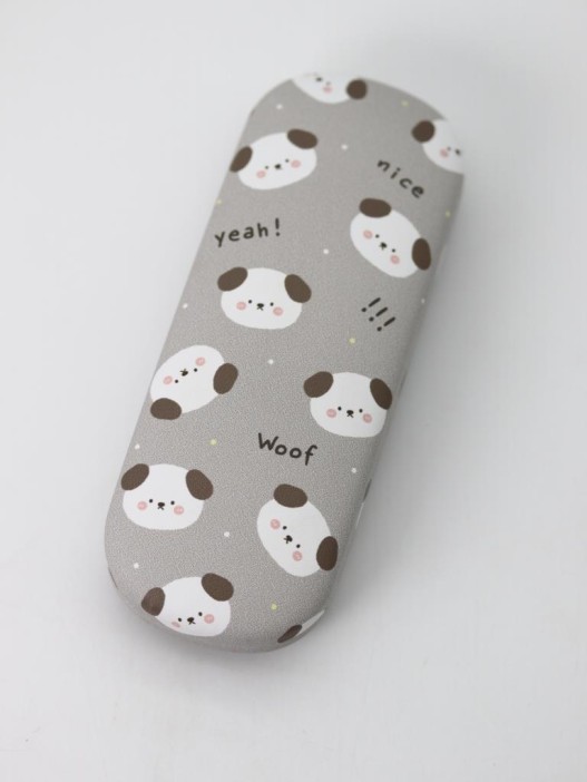 Чехол для очков GIRLY &quot;Many dog&quot;, grey 