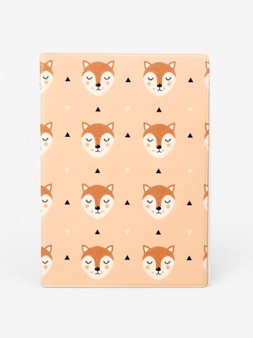 ОБЛОЖКА ДЛЯ ПАСПОРТА Sleep Foxes, плотность 560 мкм 
