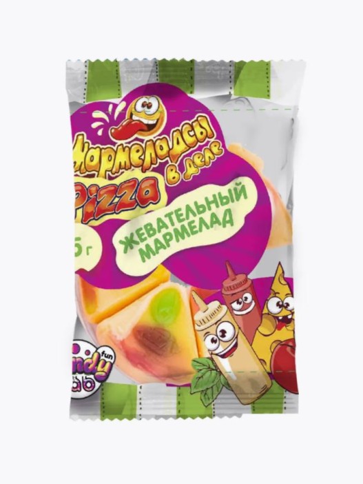 Жевательный мармелад «Мармеладсы в деле mini PIZZA», 36 шт. 