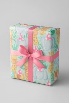 Упаковочная бумага «Zoo», green (50*70 см)