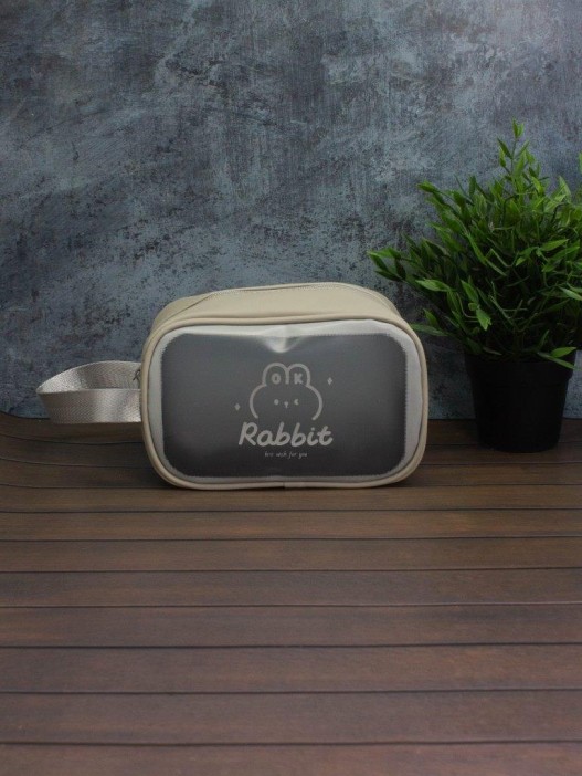 Косметичка &quot;Rabbit&quot;, gray (14х20х9,5 см) 