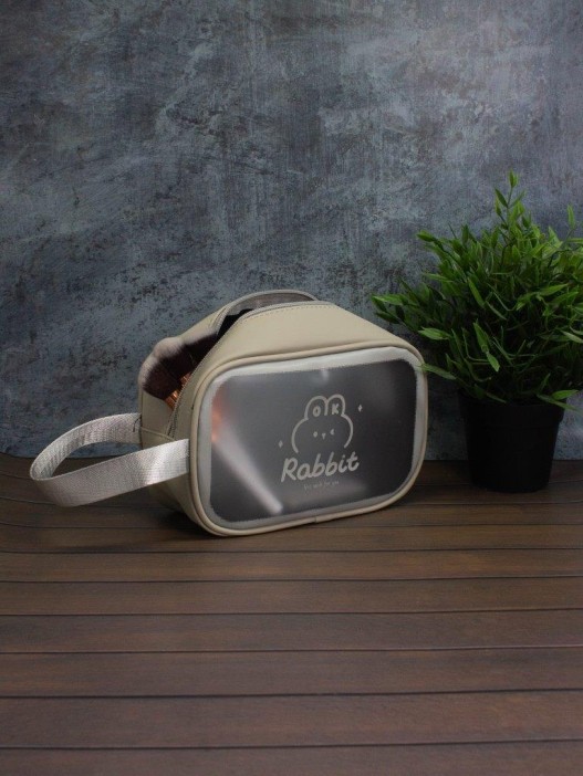 Косметичка &quot;Rabbit&quot;, gray (14х20х9,5 см) 