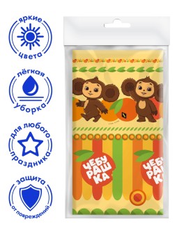 Скатерть "Чебурашка", 120*180 см