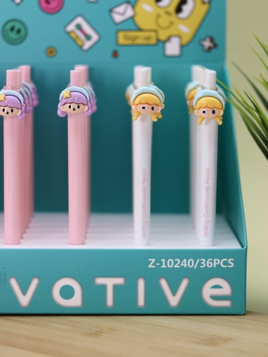 Бесконечный карандаш &quot;Little Girl&quot;, mix, шоу-бокс 36 шт. 