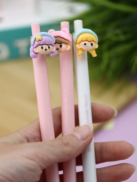 Бесконечный карандаш &quot;Little Girl&quot;, mix, шоу-бокс 36 шт. 