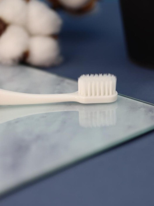 Зубная щётка для взрослых iLikeGift &quot;Funny face&quot;, brown (21 см) 