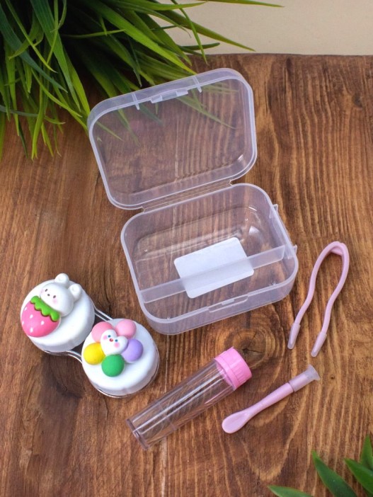 Контейнер для линз &quot;Bright friends&quot;, berry bunny 