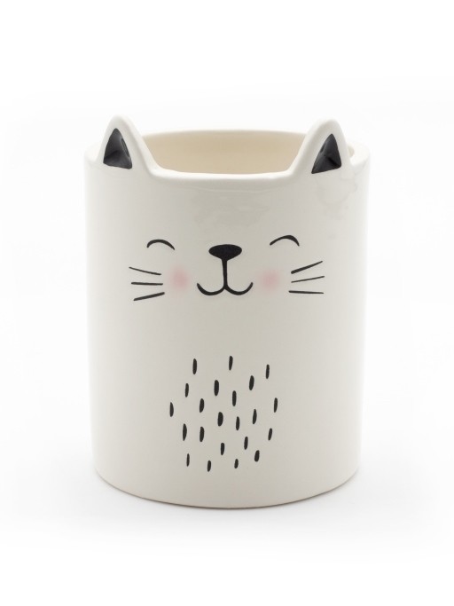 Стакан для зубных принадлежностей/канцелярских принадлежностей iLikeGift«Cute cat»,310мл 