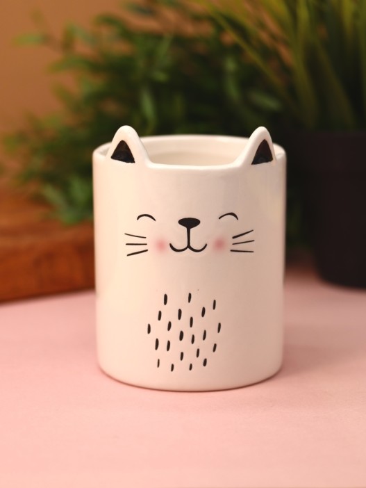 Стакан для зубных принадлежностей/канцелярских принадлежностей iLikeGift«Cute cat»,310мл 