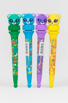 Ручка с поворотным механизмом "Leopard eyes", mix