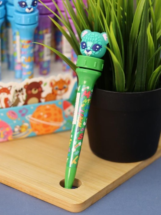 Ручка с поворотным механизмом &quot;Leopard eyes&quot;, mix 