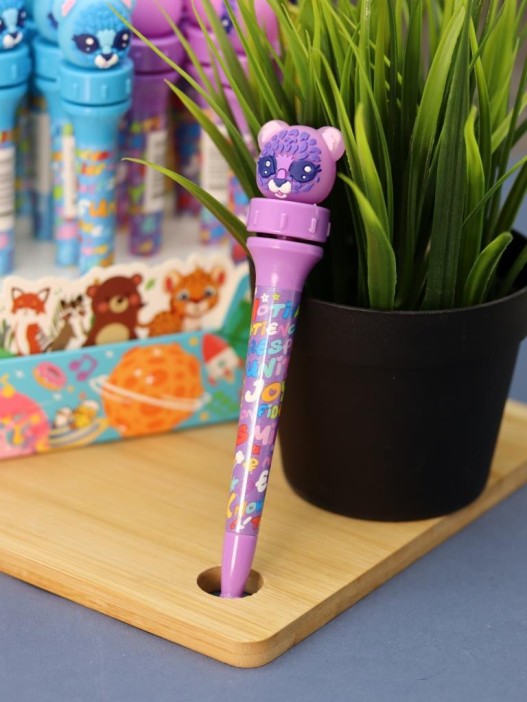 Ручка с поворотным механизмом &quot;Leopard eyes&quot;, mix 