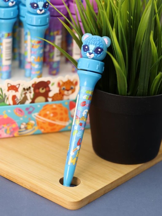 Ручка с поворотным механизмом &quot;Leopard eyes&quot;, mix 