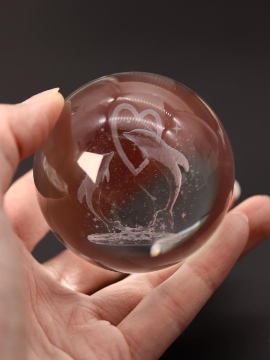 Ночник 3D iLikeGift «Dolphins» (6 см) 