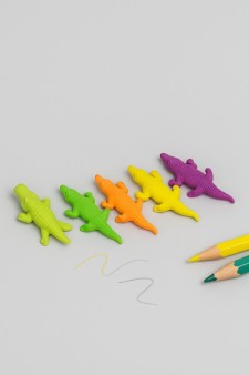 Ластики "Crocodile", 5 шт. в наборе