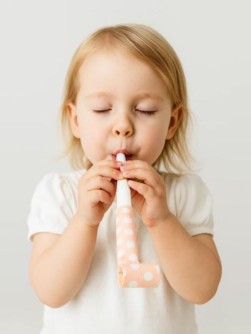 Дудка карнавальная 6 шт. "Cute peas", pink (200 мм)