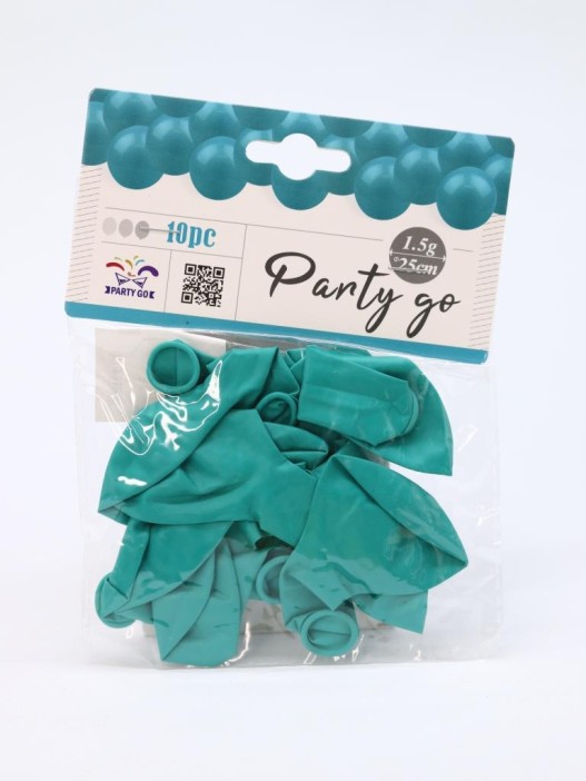 Набор воздушных шаров 10 шт. &quot;Timeless&quot;, tiffany blue (25 см) 