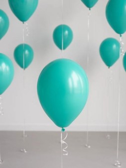 Набор воздушных шаров 10 шт. "Timeless", tiffany blue (25 см)