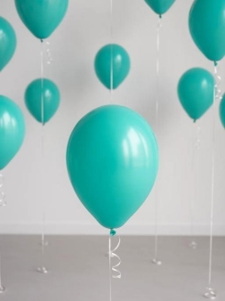 Набор воздушных шаров 10 шт. "Timeless", tiffany blue (25 см)