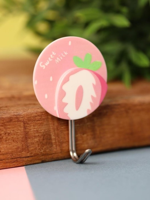 Крючок на липучке «Sweet milk», pink 