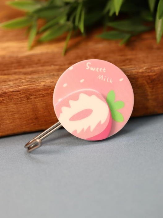 Крючок на липучке «Sweet milk», pink 