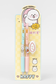 Светящаяся ручка с невидимыми чернилами "Fluffy white puppy"