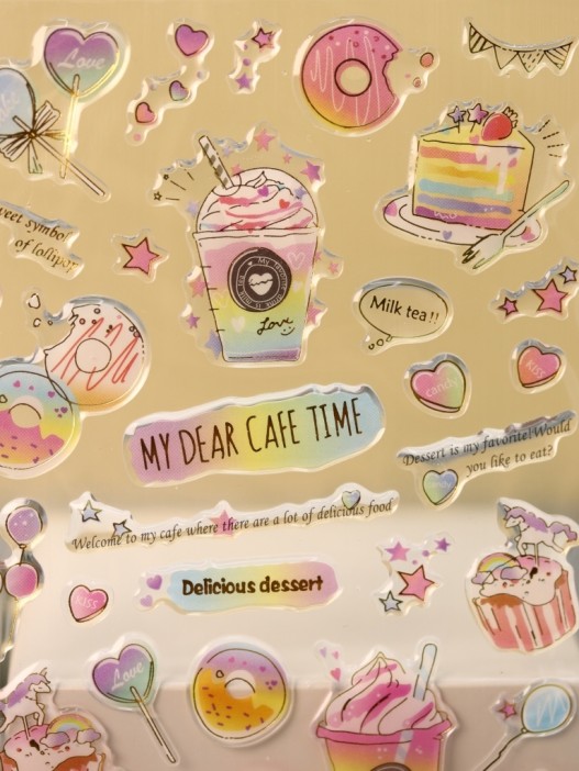 Наклейки "Happy cake" 