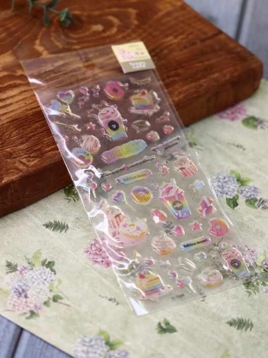 Наклейки "Happy cake" 